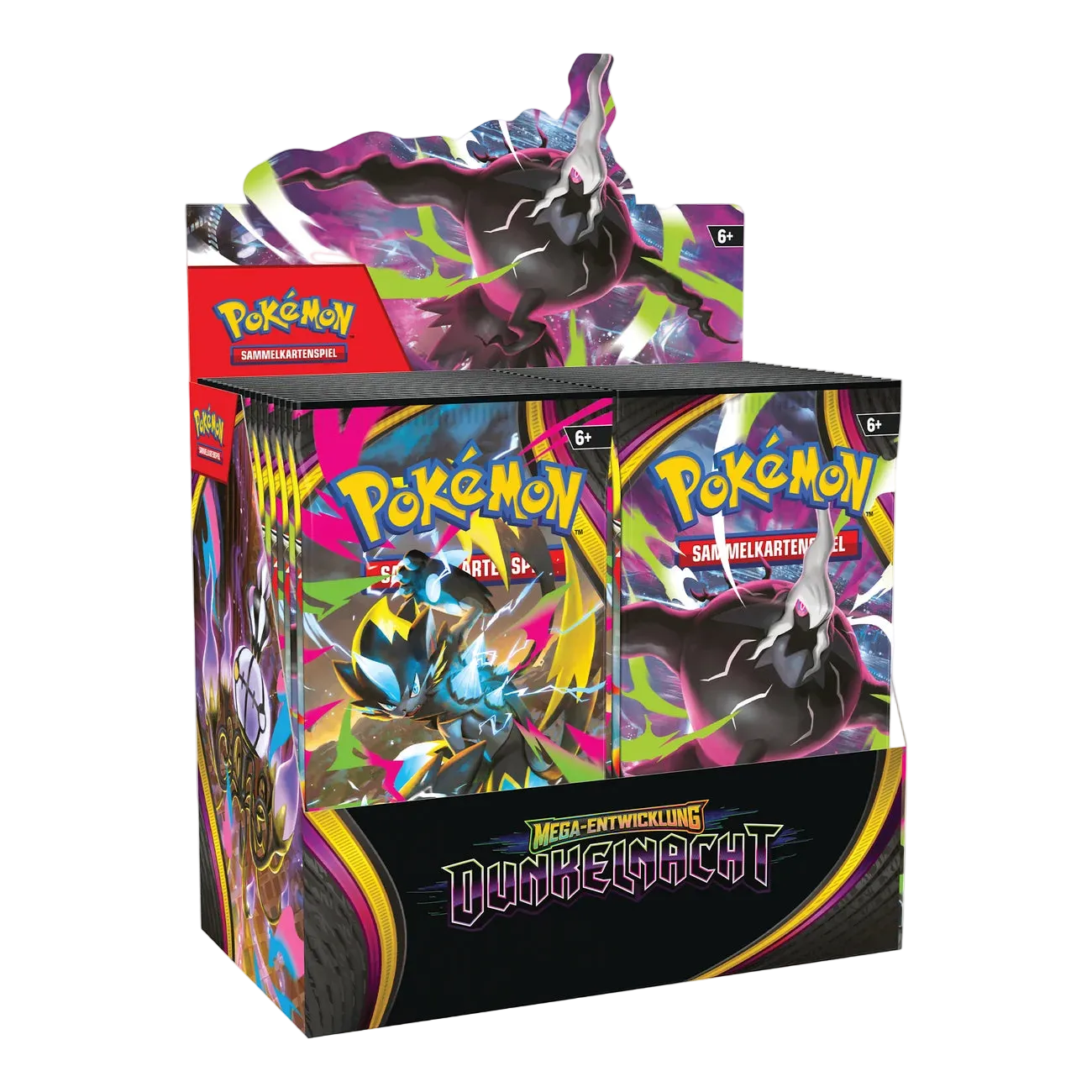 Pokemon Dunkelnacht Booster Display